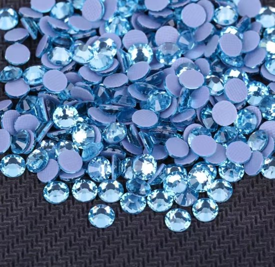 BamBella® - SS6 - Hotfix strass Steentjes - 1440 stuks - AB strass stenen glitters nail art kleding versieren
