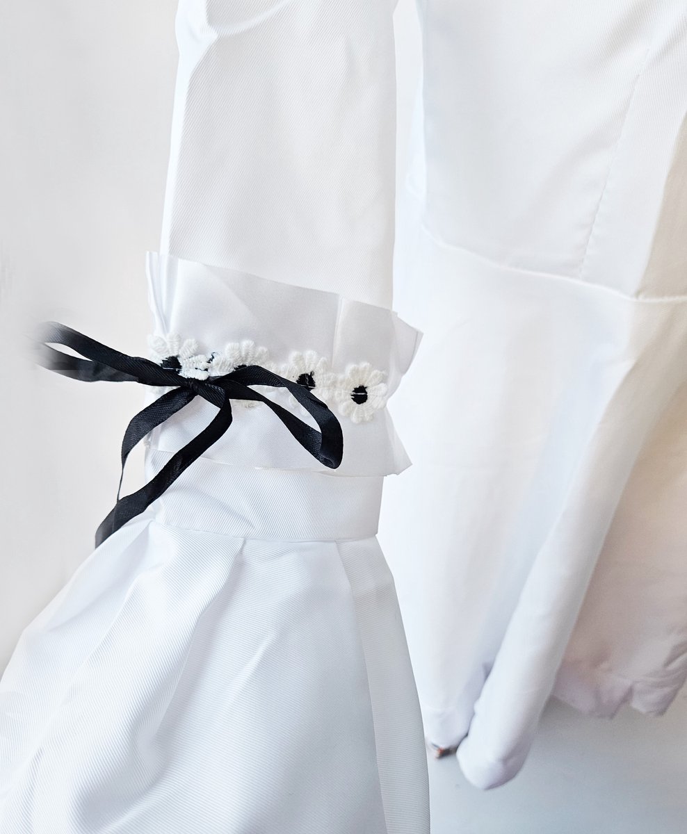 BamBella® - Kleding set - S/M - Japansje meisjes jurk cosplay pak met grote strik en schort