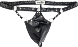 BamBella ® Slip Onderbroek - MAT glans - Zwart BDSM kleding erotische heren kleding