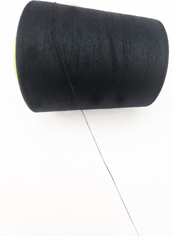 Naaimachine overlock garen - Grote klos - Zwart lockgaren lockmachine draad Grote klos cone draad voor naaien