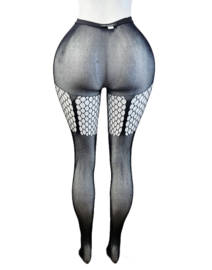 BamBella ® - Panty -Onesize - gaas maillot dunne pantys Dames - Onesize - sexy Erotische lingerie van kant