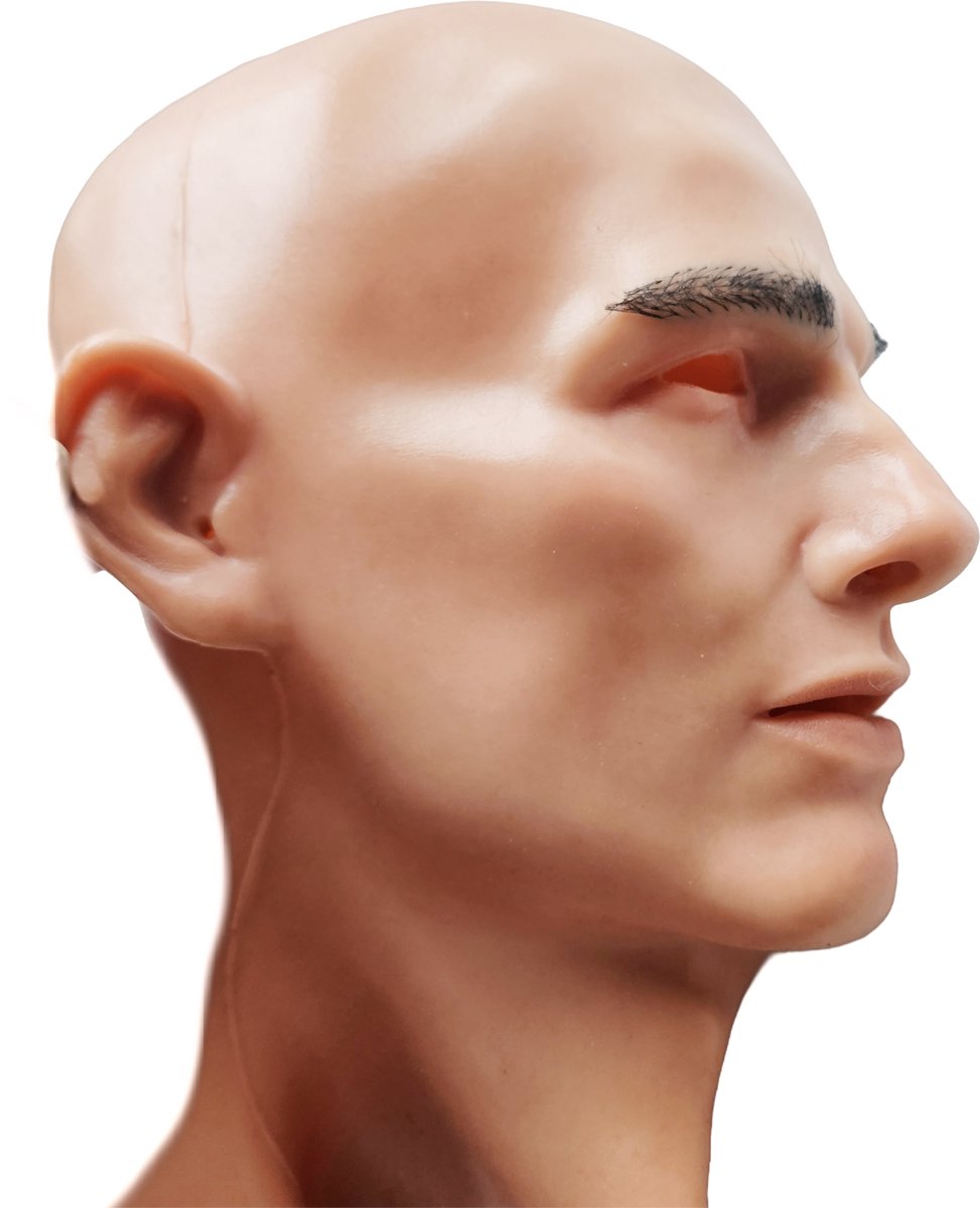 BamBella® - Masker - Realistische man - SIliconen Mask Anoniem heren bijna echt
