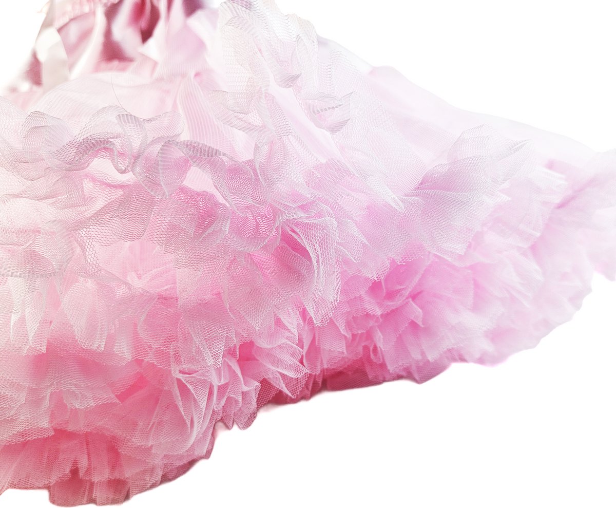 BamBella® - Onesize Grote Petticoat Grote rok poffig Rood Tulle laagjes rokje doorzichtig onder rok dames