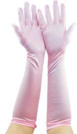 BamBella® Lange Handschoenen Fel Roze onesize Lange Elastische | One Size |