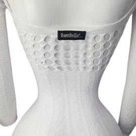 BamBella® - Jurk - Onesize - Erotische sexy nacht jurkje doorzichtig kant - Super Stretch Zwart