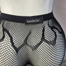BamBella ® - Panty -Onesize - gaas maillot dunne pantys Dames - Onesize - sexy Erotische lingerie van kant
