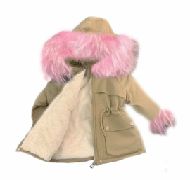 Parka Winterjas Girls Maat 92 t/m 122