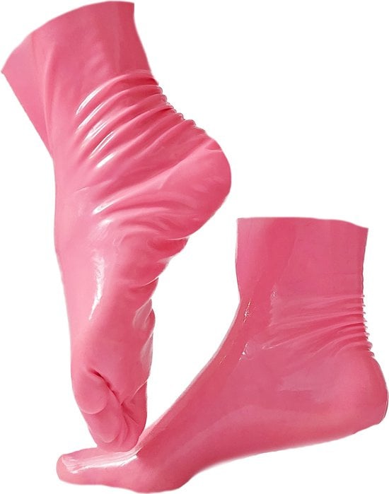 100% Latex sokken kousen - voetfetisj voeten fetish - erotisch Rubber sok voet Kort