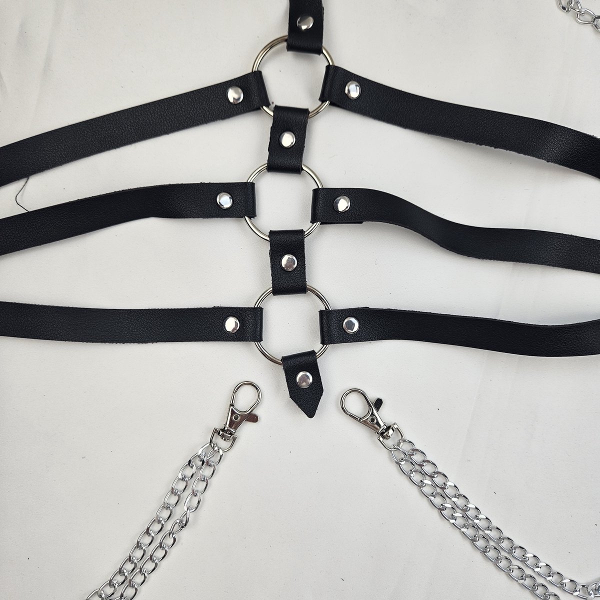 BamBella ® - Sexy Erotische bondage Lingerie onesize vrouw BDSM sm body zwart dames pak