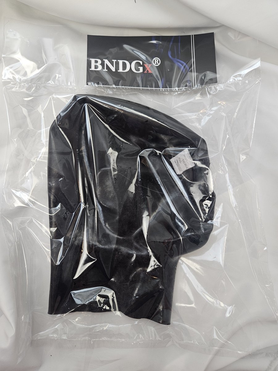 BNDGx® -100% Latex Masker Volledig - Anoniem Man Erotiek - Extreme BDSM Rollenspel kleding