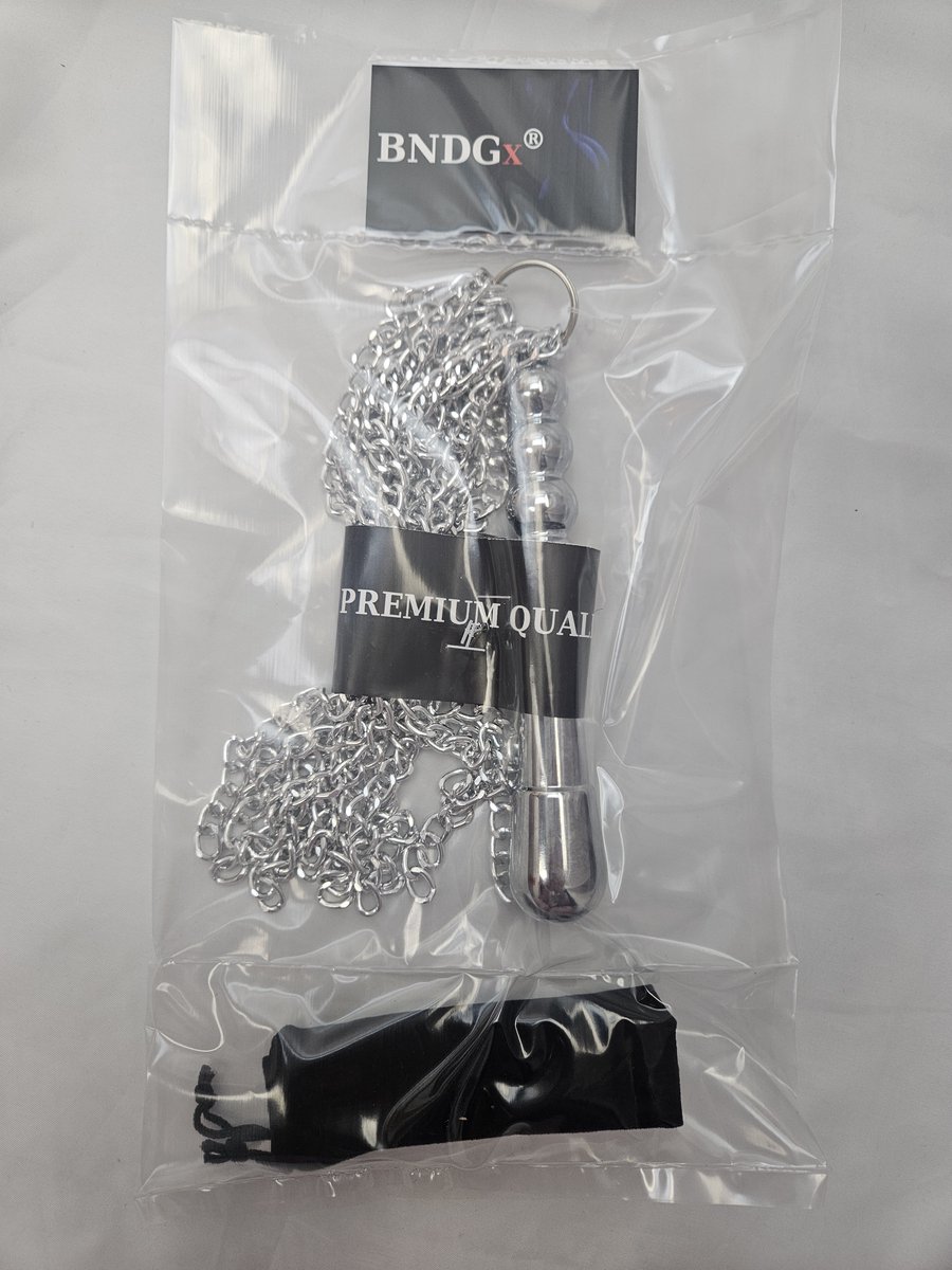 BNDGx® - Metalen Zweep spanking - Extreme BDSM Seks zweep Staal Zilver kleurig SM Fetisch Seks speeltje