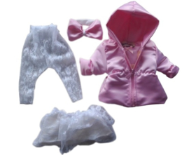 4 delig Zomerjas Baby Roze Meisjes jas zomer kinderjas meisje en baby