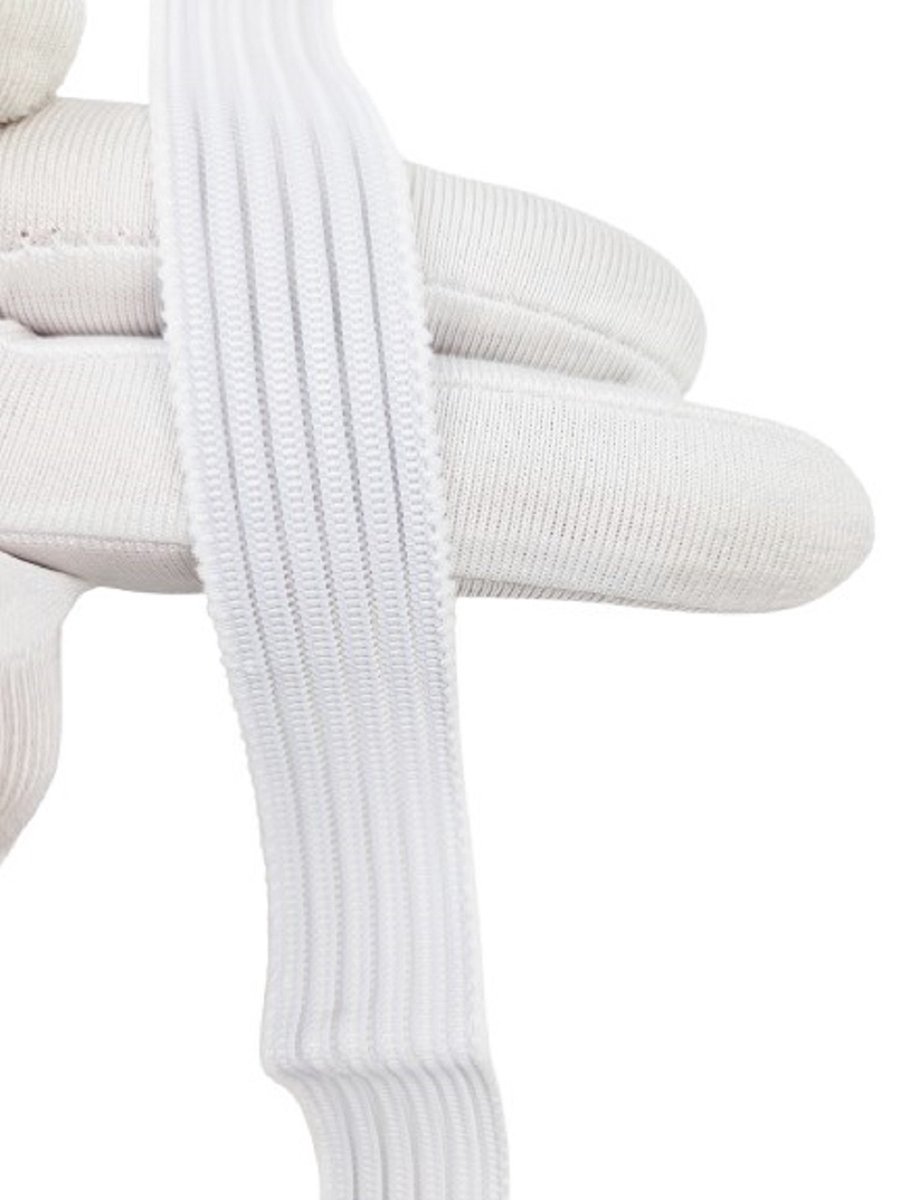 BamBella 1 pak Elastiek - 4 meter - taille Band - 20mm breed - wit voor naaien