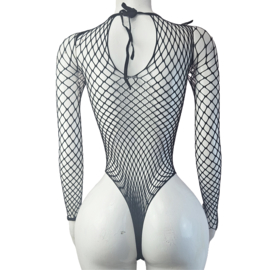 BamBella ® - Panty pak -Onesize - body suit - Dames - Onesize - Erotische jumpsuit van kant lingerie
