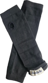 BamBella® Vingerloos handschoenen - One Size - Zwart