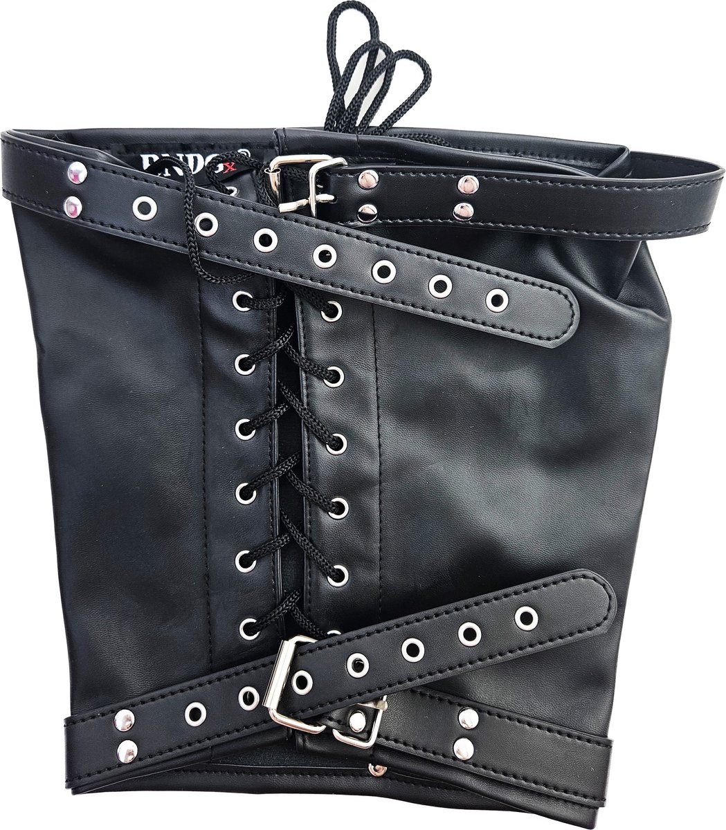 BNDGx® - Voeten benen Bondag set jacket - Nep Leer - Onesize - Extreme BDSM Restraint Erotische sex kleding
