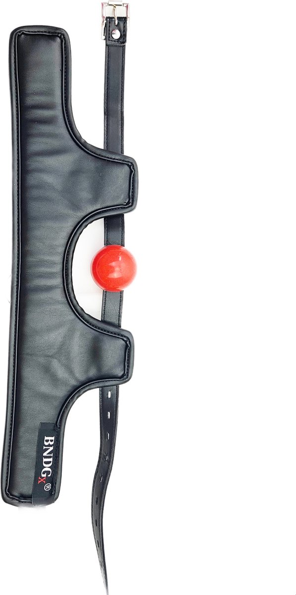 BNDGx® - GagBall halsband - Extreme BDSM - Seks speeltje - Gag Bal mond strap masker SM fetish