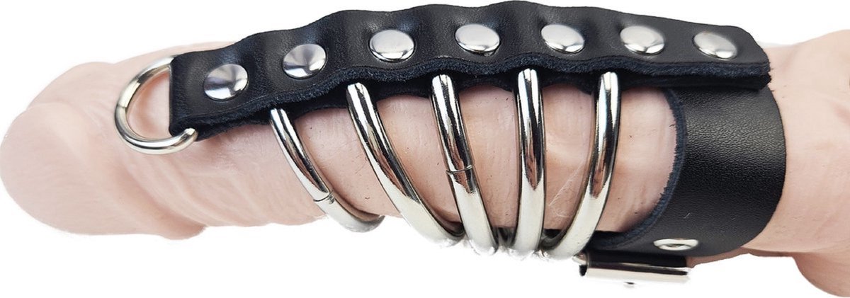 BNDGx® - Penis strap restraint voor mannen -   Penis gordel man penis band bondage