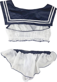 BamBella ® Sexy Cosplay Rollenspel kleding - Onesize - outfit dames Matrozen pak blauw