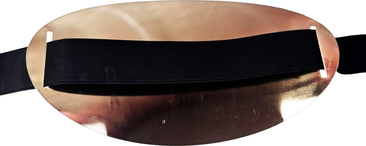 BamBella ® - Riem   Goudkleurige plaat Mode Body Gothic Goth taille riem met glitter korset belt