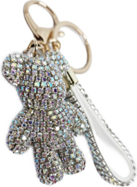 Sleutelhanger hanger tas Strass stenen glitter steentjes hotfix