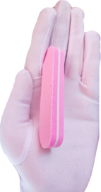 Roze nagel vijl blok kunstnagels vijlen nagels vijl - 9cm -