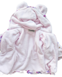 Teddy zwart  bontjas zacht jasje zomer kinderjas jas meisje en baby