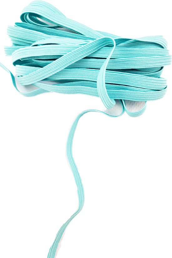 Elastiek 4.5 meter Licht blauw 5mm dunne elastische band touw dun elastieken