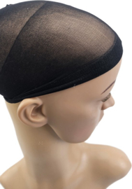 BamBella® Wig Cap 2 stuks Zwart Mesh Pruik Rekbare Elastische Haarnet