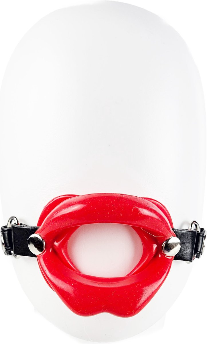 BNDGx® - Gag voor Blow job - Rood - Seks speeltje - mond strap masker bdsm fetish