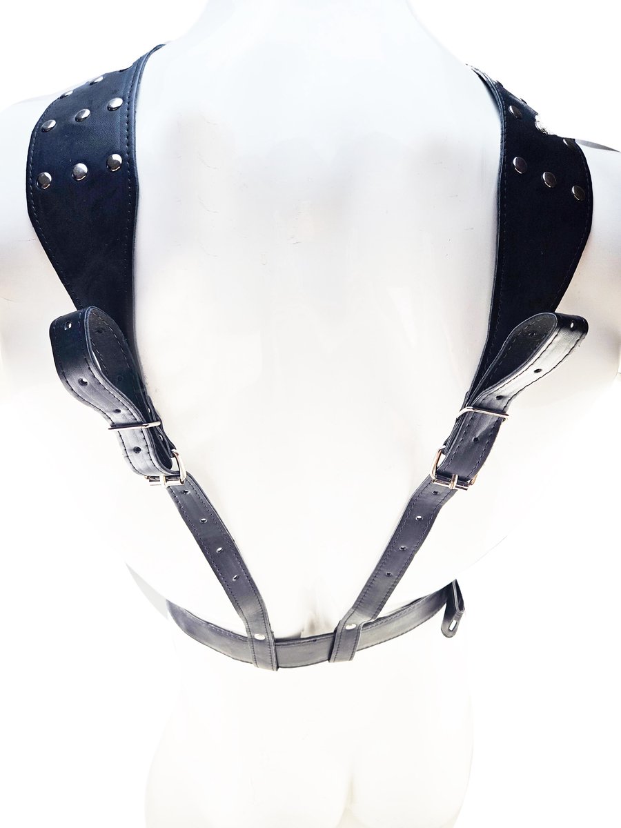 BNDGx® - Bondage tuig pak Harnas Man penis riem - Erotische sex Body Nep Leer - Verstelbaar -