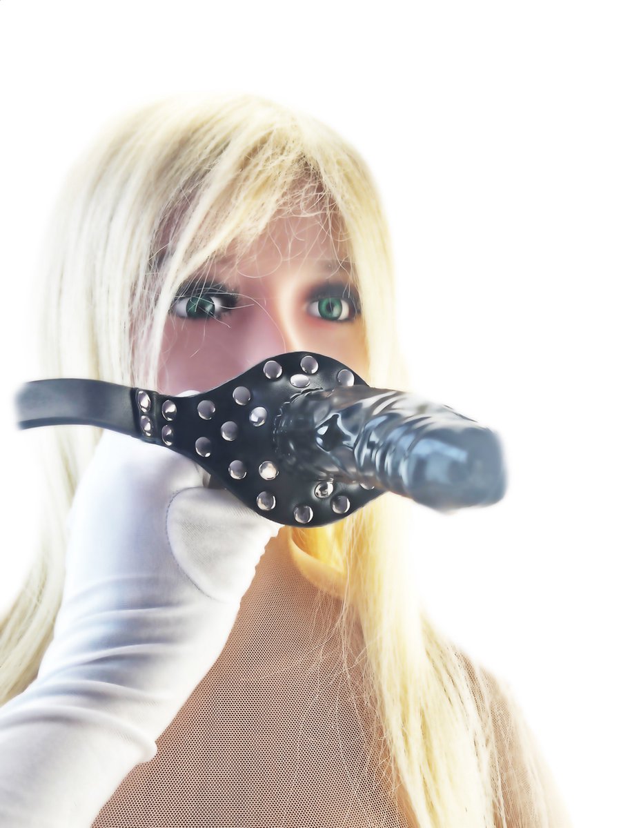 BNDGx® - Gag Ball penis - Groot dubbelzijdig dildo - Seks speeltje - Gag Bal mond strap masker bdsm fetish sm