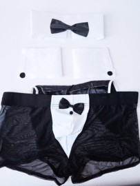 BamBella® -   Stripper set Man - Gigolo broek kostuum sexy lingerie man heren Strip valentijn kleding