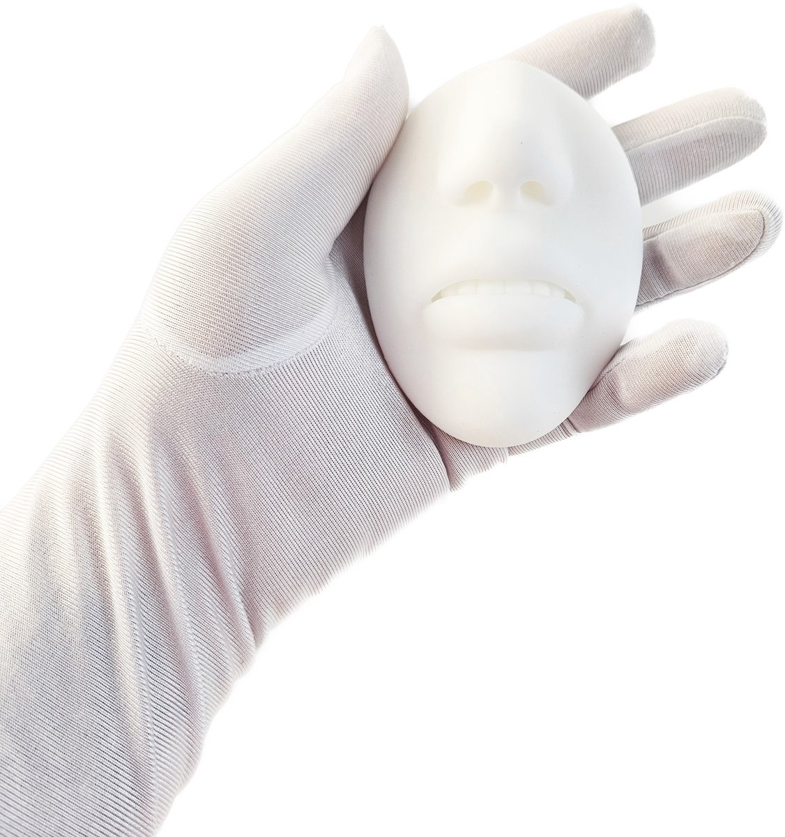 Siliconen Beeld Model Gezicht Voor Piercings zetten oefenen flexibel Masker - Sieraden - sieraden Display -