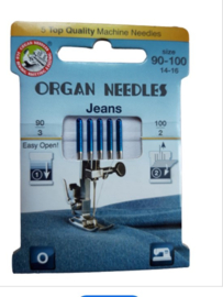 Organ - Naaimachine Naalden - 5 stuks  Jeans naald voor zware stoffen 10 stuks