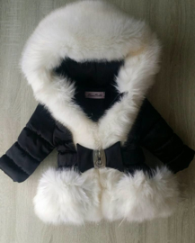 Children's coat Fur collar jacket Girls Winter coat Imitation Fur