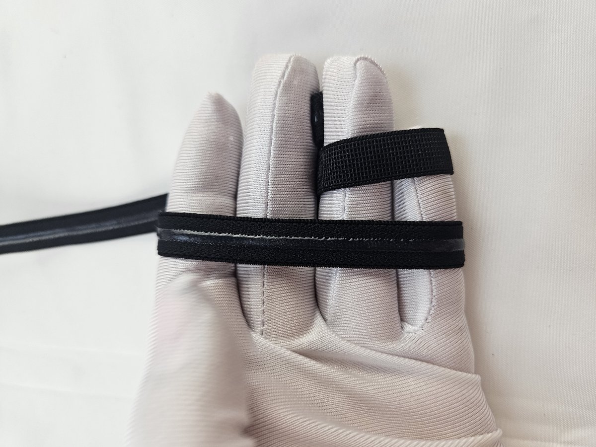 BamBella® - 1 pak Elastiek - 5 meter -anti sli Zwart - 15 mm Breed - Taille band naaien smalle elastische band