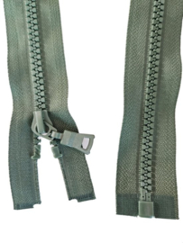 BamBella® - Rits - 70 cm - Deelbaar - 1 stuk - Army Groen- Dik Stevig kleermaker bloktanden deelbare naaien
