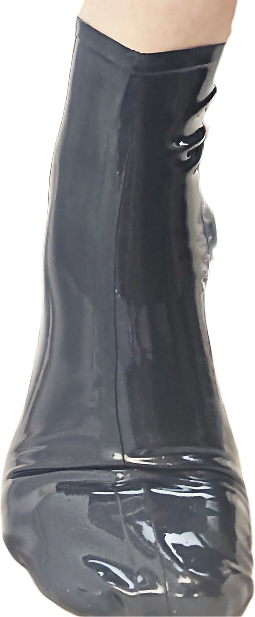 BamBella® Latex sokken kousen - Maat 36 t/m 42 voetfetisj voeten fetish - erotisch Rubber sok voet Kort