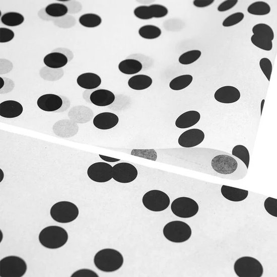 100 stuks A4 Zijdepapier zwarte stippen 210 300mm Vloeipapier tissue papier roze inpakpapier knutselen knutsel papier vloei papier inpak inpakken dun papier voor kleding vul materiaal fel roze silk paper