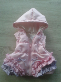 Bodywarmer roze zomer kinderjas jas meisje en baby