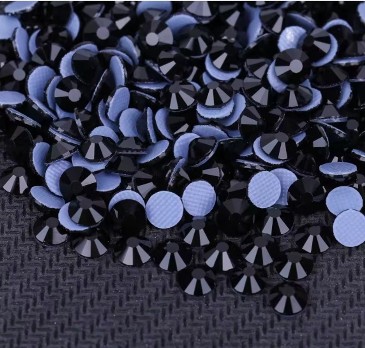 BamBella® - SS30 - Zwart  - Hotfix strass Steentjes - 288 stuks - strass stenen glitters nail art kleding versieren