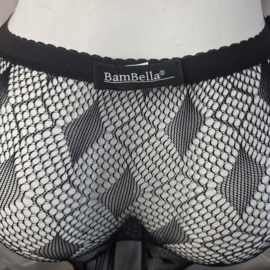 BamBella ® - Panty -Onesize - gaas maillot dunne pantys Dames - Onesize - sexy Erotische lingerie van kant