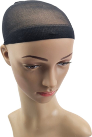 BamBella® Wig Cap 2 stuks Zwart Mesh Pruik Rekbare Elastische Haarnet