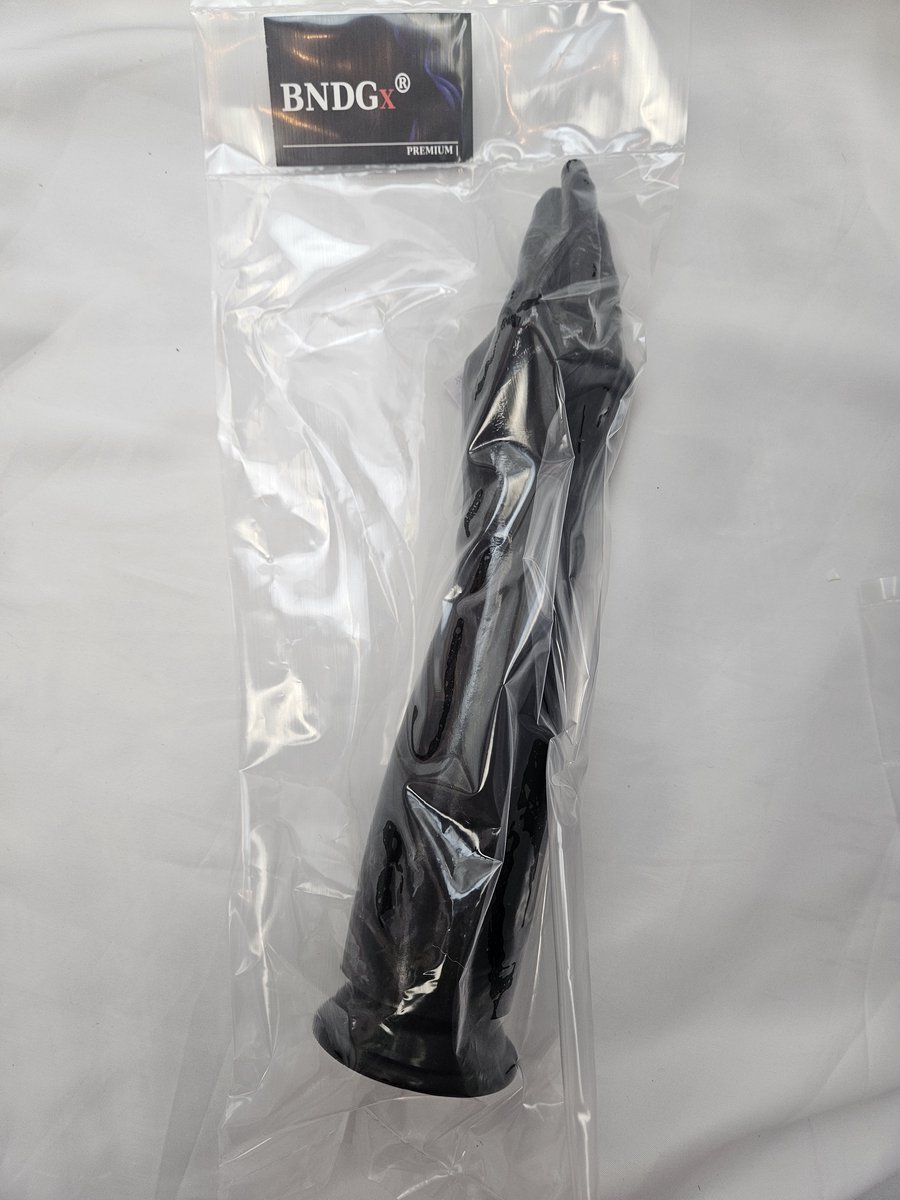 BNDGx® - Dildo - Extreem Grote Hand - wZwarte Lange dikke Realistisch Penis -Zuignap -Anaal BDSM SM Fetisch Seks speeltje