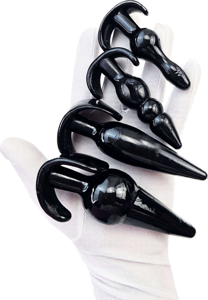BNDGx® - Anaal plug - set 6 stuks - kralen dildo ketting - Grote dildo - Seks speeltjes voor koppels vrouw man