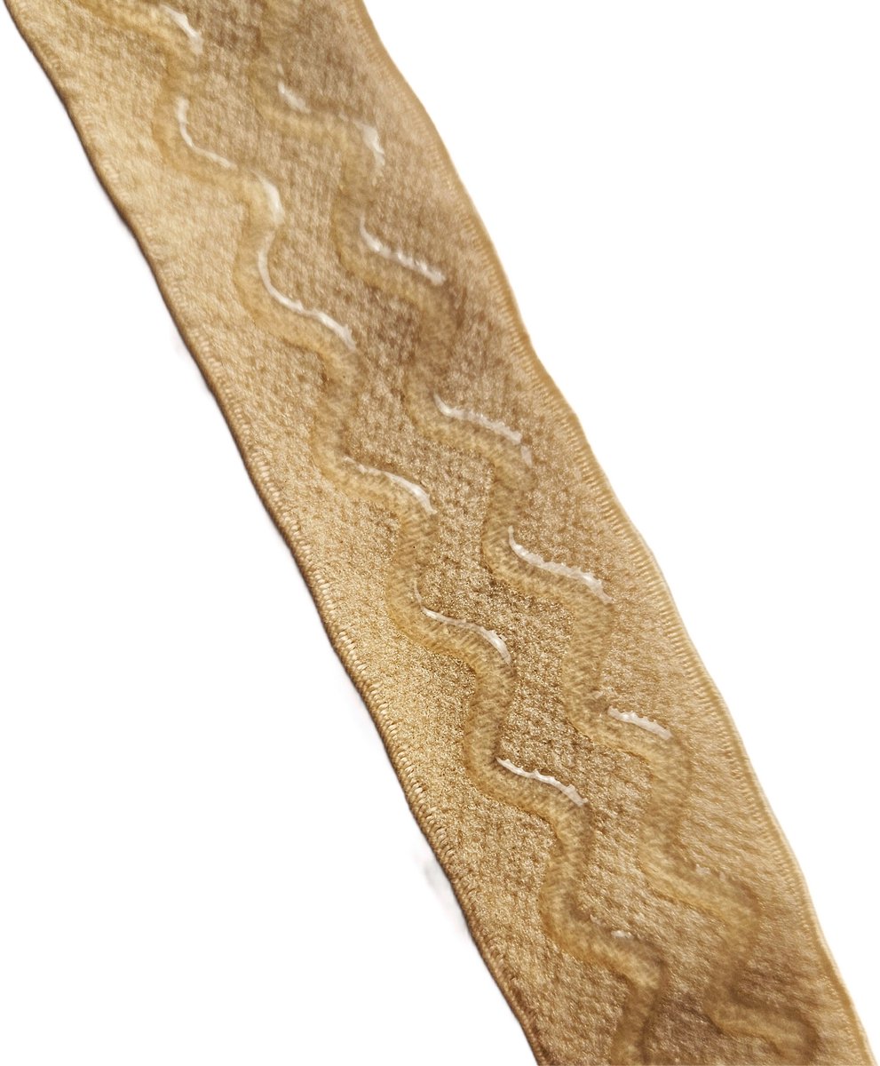BamBella® - Antislip Elastiek Siliconen - 3 meter - Taille Band - bruin - 25mm breed - anti slip