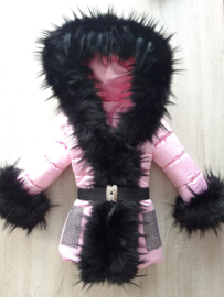 Women's  Winter Coat With Big Fur Collar Fur Faux Fur Jacket