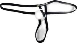 BamBella ® - Sexy Erotische bondage Lingerie Maat L/XL onesize Heren onderbroek Zwart mannen Merk: BamBella