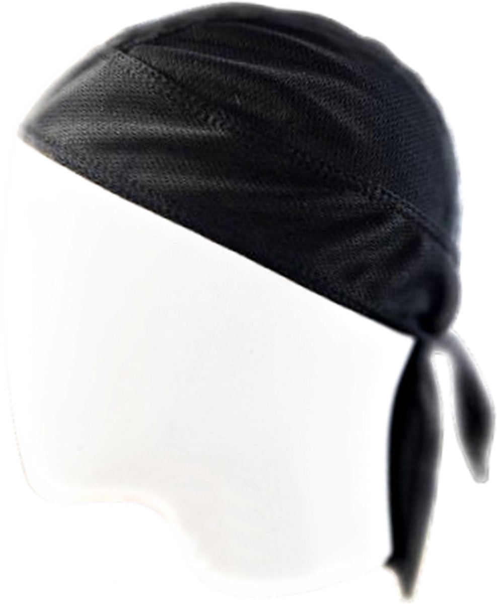 BamBella ® Durag - zwart - Stevige stof - Haarnetjes - Wave Cap - Hoofddoek - doek - Soft - Weave hoofd sjaal